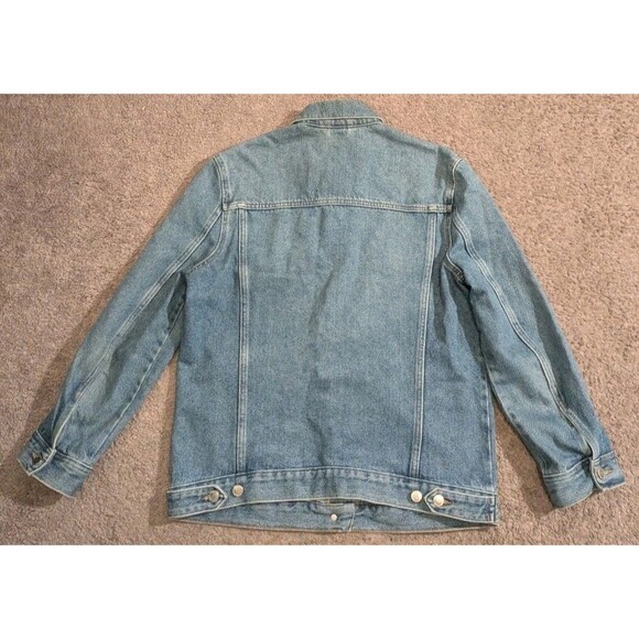 H&M Denim Blue Denim Jean Jacket Women's Medium / 8 - Picture 2 of 6